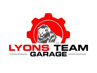 Lyons Team Garage logo design by mckris