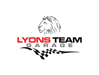 Lyons Team Garage logo design by oke2angconcept