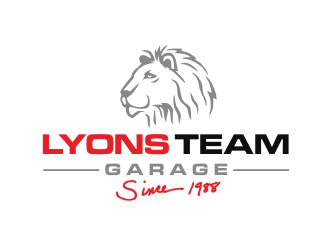 Lyons Team Garage logo design by Barkah