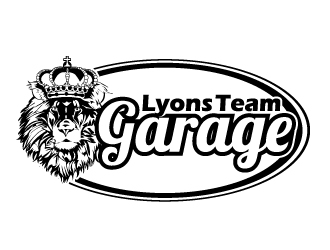 Lyons Team Garage logo design by AamirKhan