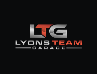 Lyons Team Garage logo design by bricton