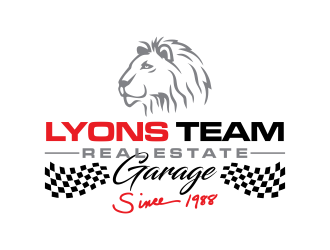 Lyons Team Garage logo design by brandshark