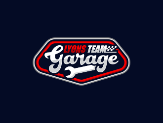 Lyons Team Garage logo design by violin