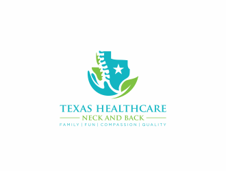 Texas Healthcare Neck and Back logo design by violin