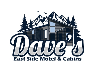 Dave’s East Side Motel & Cabins logo design by AamirKhan