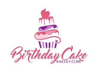 BirthdayCakeBakery.com logo design by AamirKhan