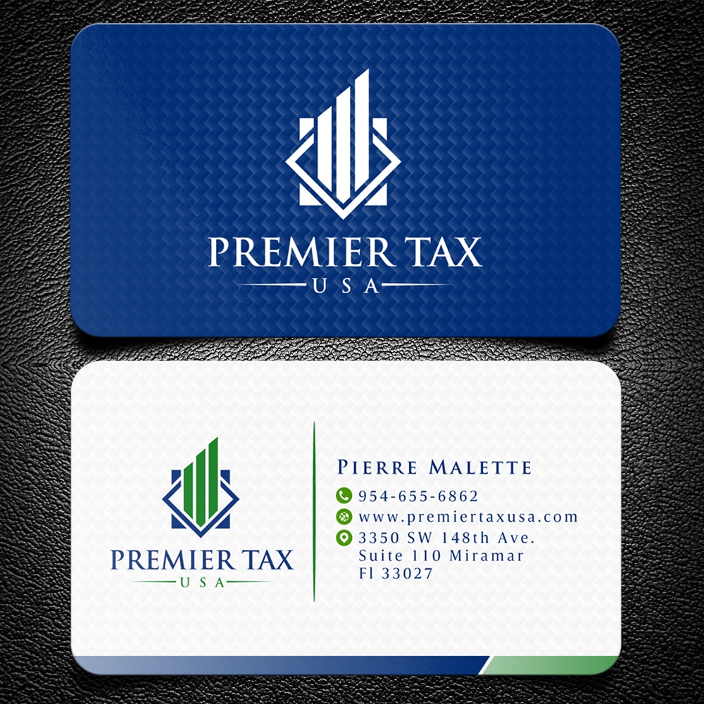 Premier Tax USA logo design by KHAI
