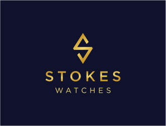 Stokes Watches logo design by FloVal