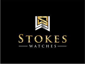 Stokes Watches logo design by evdesign