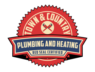 Town & Country Plumbing and Heating logo design by Kruger