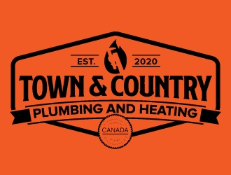Town & Country Plumbing and Heating logo design by jaize