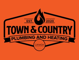 Town & Country Plumbing and Heating logo design by jaize