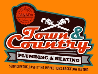 Town & Country Plumbing and Heating logo design by MAXR