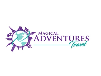 Magical Adventures Travel logo design by jaize