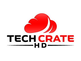 Tech Crate HD logo design by Kirito