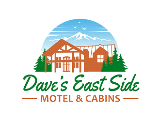 Dave’s East Side Motel & Cabins logo design by haze