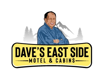Dave’s East Side Motel & Cabins logo design by AamirKhan
