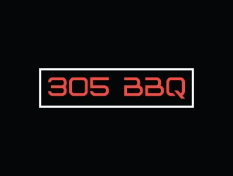 305 BBQ logo design by aryamaity