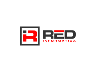 RedInformatica logo design by haidar