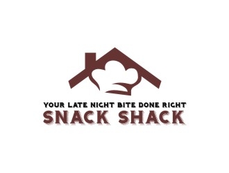 Your Late Night Bite Done Right  Snack Shack logo design by sabyan