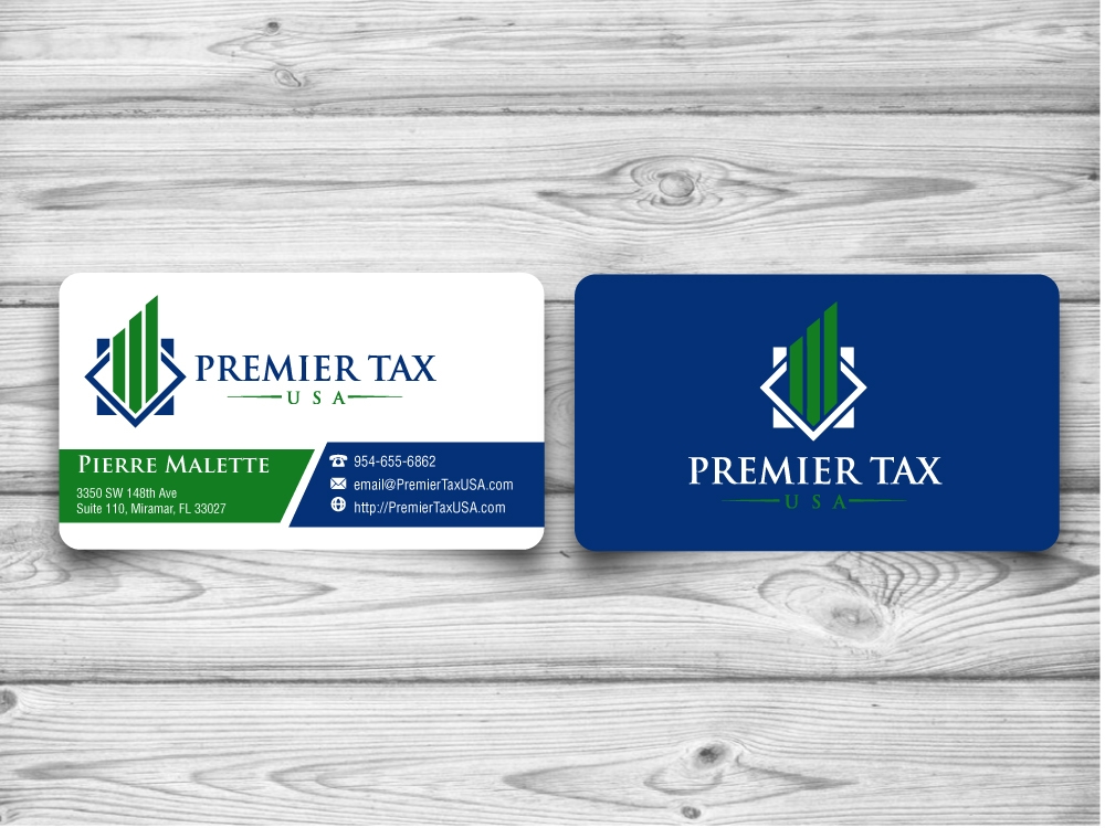 Premier Tax USA logo design by jaize