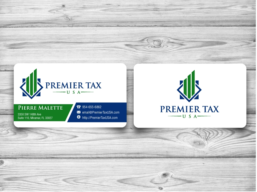 Premier Tax USA logo design by jaize
