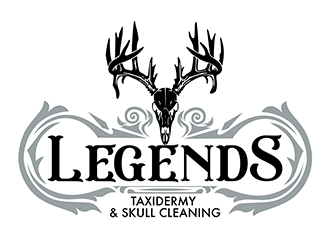Legends Taxidermy & Skull Cleaning logo design by 3Dlogos