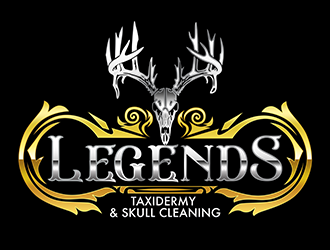 Legends Taxidermy & Skull Cleaning logo design by 3Dlogos
