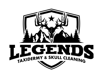 Legends Taxidermy & Skull Cleaning logo design by cintoko