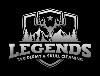 Legends Taxidermy & Skull Cleaning logo design by cintoko