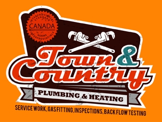 Town & Country Plumbing and Heating logo design by MAXR