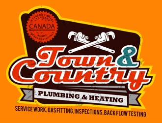 Town & Country Plumbing and Heating logo design by MAXR