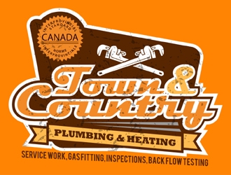Town & Country Plumbing and Heating logo design by MAXR