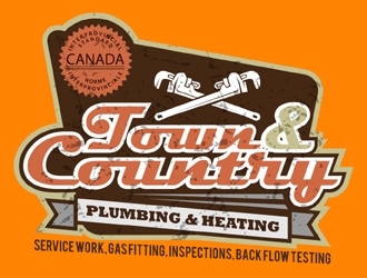 Town & Country Plumbing and Heating logo design by MAXR