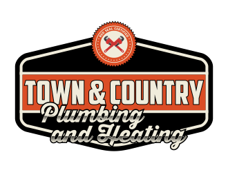 Town & Country Plumbing and Heating logo design by Kruger