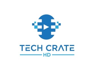 Tech Crate HD logo design by bigboss