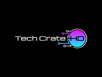 Tech Crate HD logo design by ekitessar