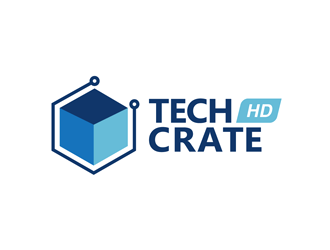 Tech Crate HD logo design by enzidesign