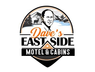 Dave’s East Side Motel & Cabins logo design by veron