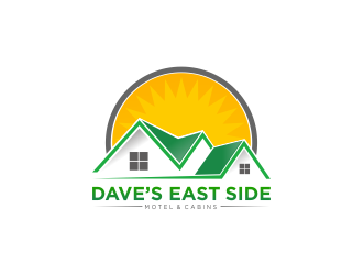 Dave’s East Side Motel & Cabins logo design by bang_buncis