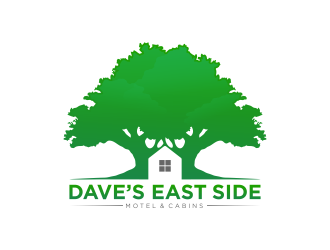 Dave’s East Side Motel & Cabins logo design by bang_buncis