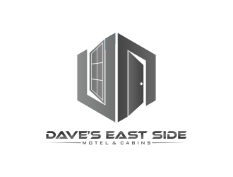 Dave’s East Side Motel & Cabins logo design by bang_buncis