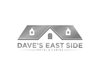 Dave’s East Side Motel & Cabins logo design by bang_buncis