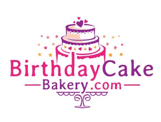 BirthdayCakeBakery.com logo design by Conception