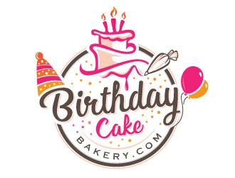 BirthdayCakeBakery.com logo design by Conception
