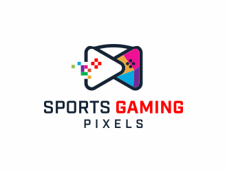 Sports Gaming Pixels logo design by violin