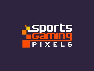 Sports Gaming Pixels logo design by enzidesign