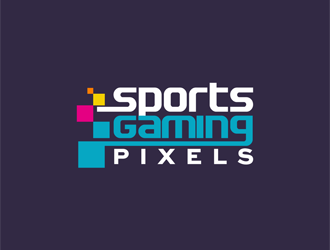 Sports Gaming Pixels logo design by enzidesign