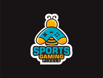 Sports Gaming Pixels logo design by enzidesign