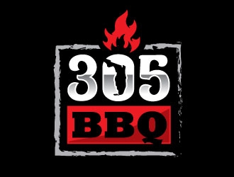 305 BBQ logo design by Conception